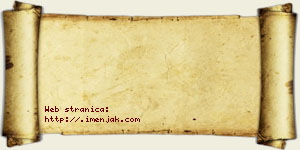 Trnjina Sudimac vizit kartica